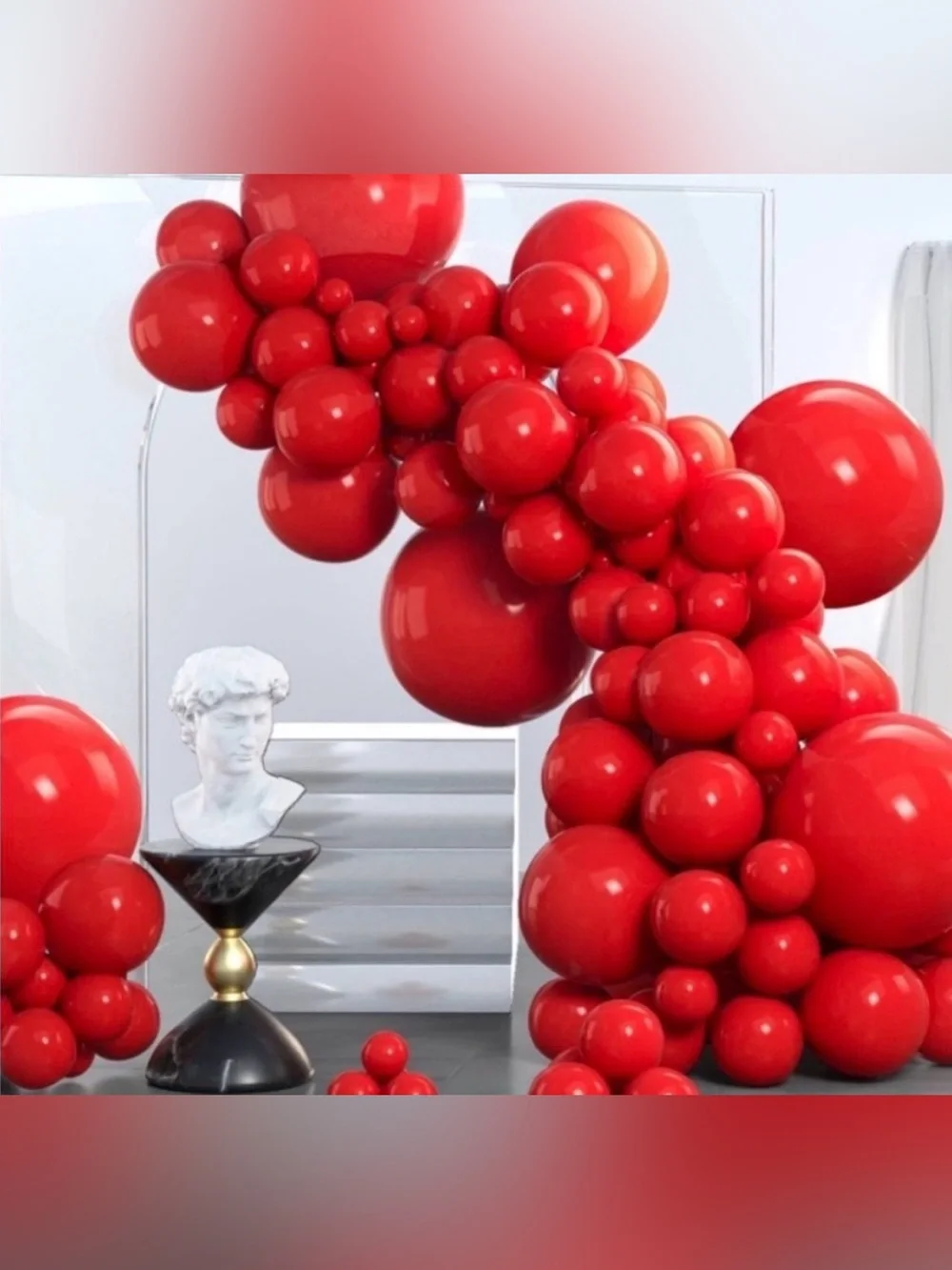 5for$10 Red Balloon Garland 120Pc Holiday Christmas Party And Birthday Party